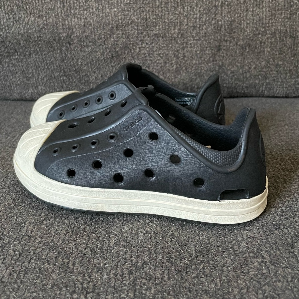 Black Crocs Toddler Size 8 waterproof sneakers